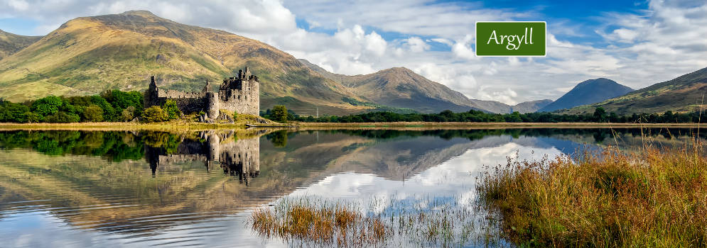 Kasteel in Argyll, Schotland