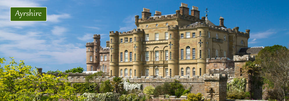Kasteel in Ayrshire, Schotland