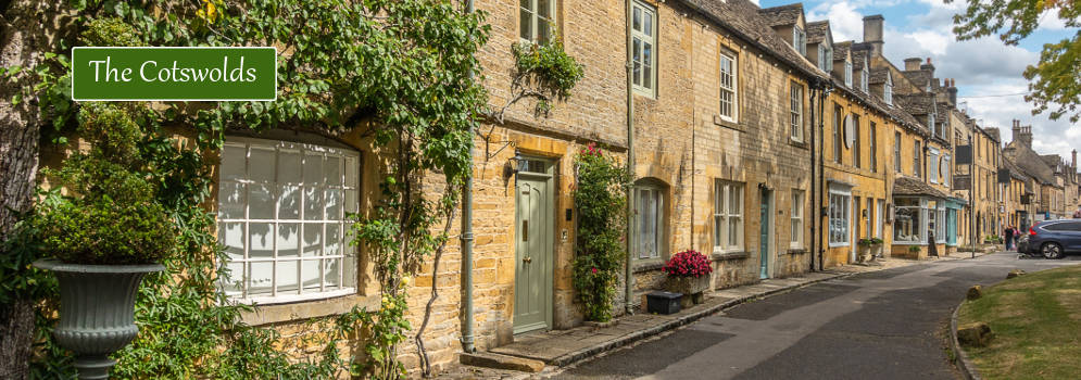 Stadje in de Cotswolds, Engeland