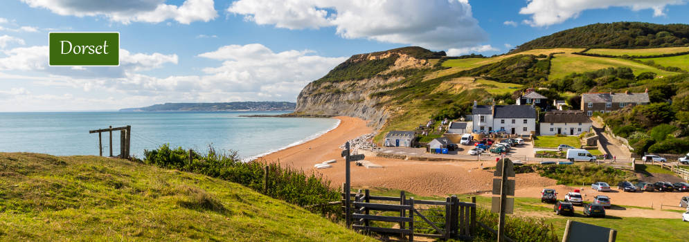 Kuslandschap van Dorset, Engeland