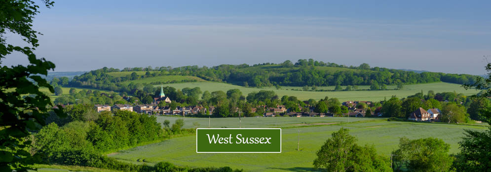 Heuvels in Hampshire, Engeland
