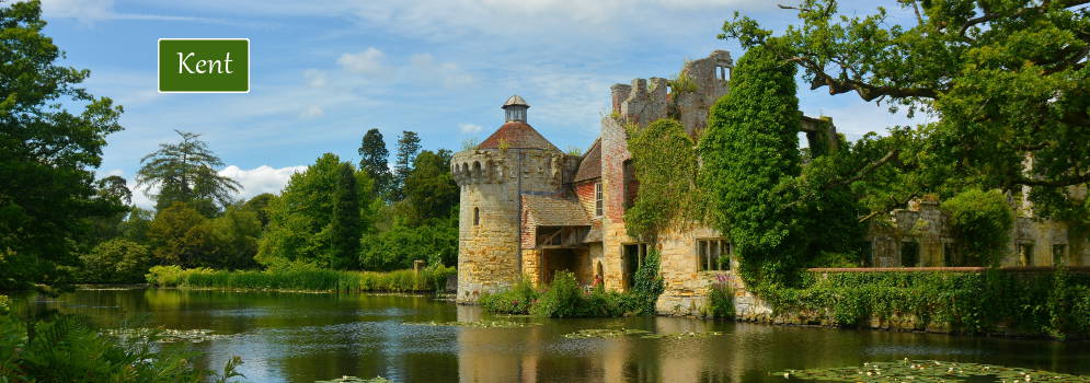 Kasteel in Kent, Engeland