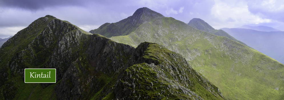 De bergen van Kintail, Schotland
