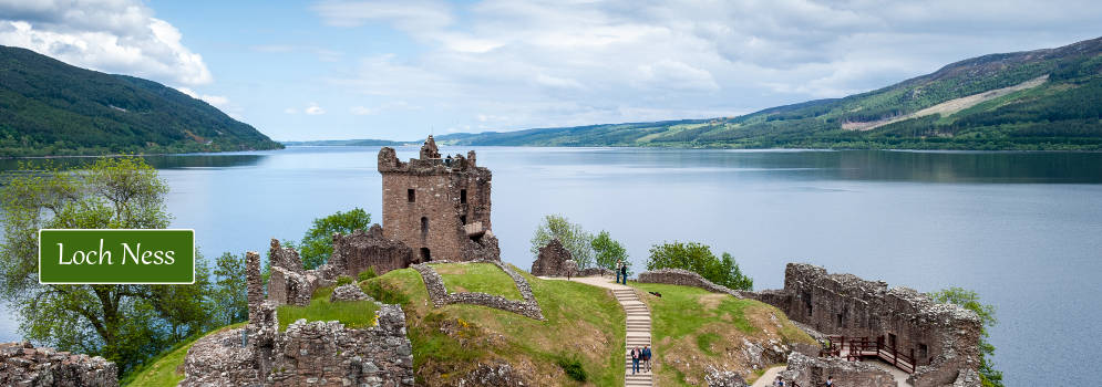 Het grote meer Loch Ness, Schotland