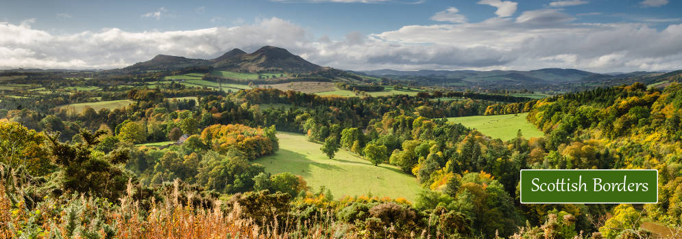 Heuvels in de Scottish Borders, Schotland