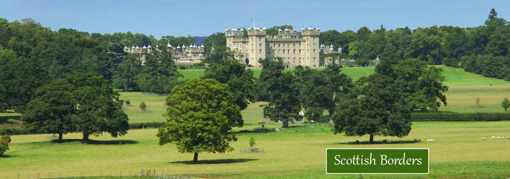 Kasteel in de Scottish Borders, Schotland