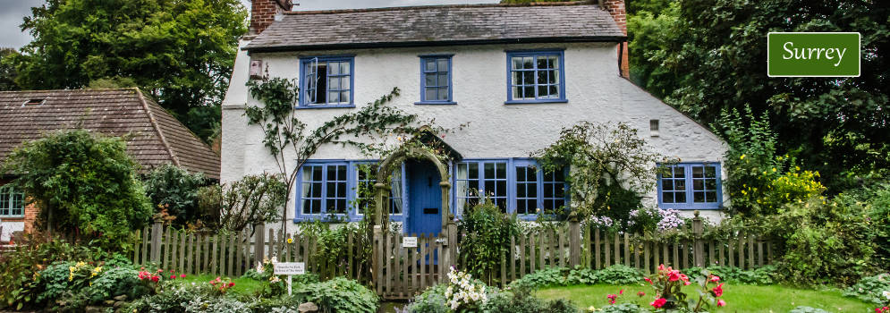 Cottage met tuin in Surrey, Engeland