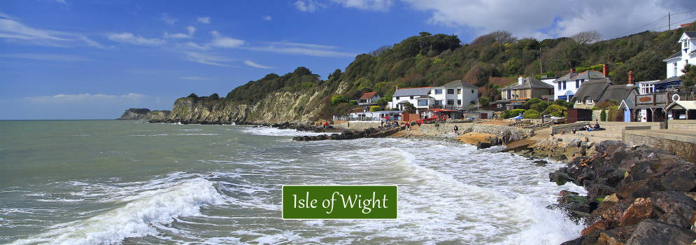 Kustlandschap van Wight, Engeland