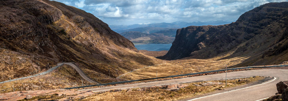 Bergpas Bealach na Ba in Schotland