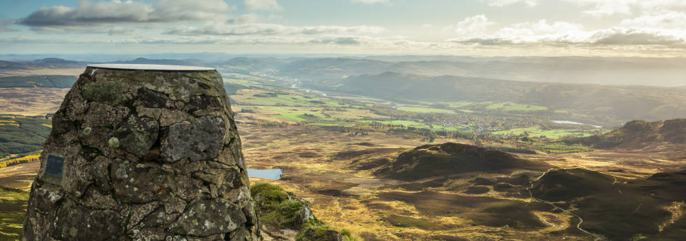 Glen Tilt in Perth and Kinross, Schotland