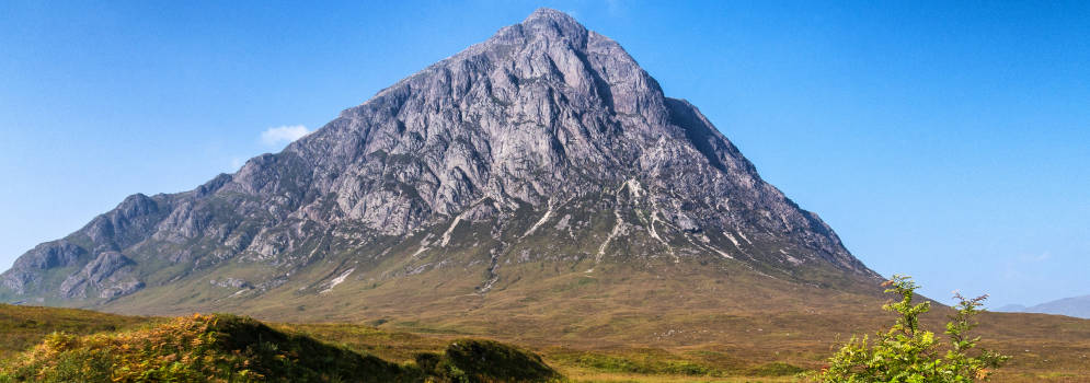 De berg Buachaille Etive Mor in Glencoe, Schotland
