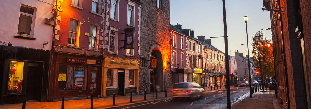 Straat in Cashel, Ierland