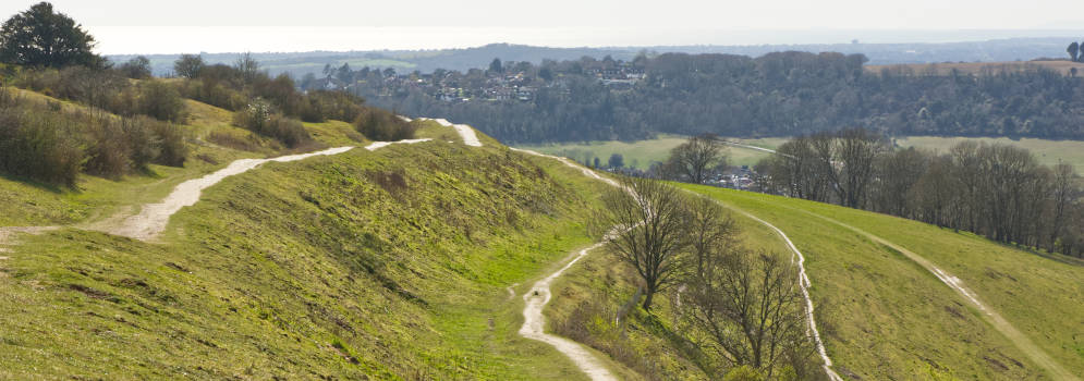 Cissbury Ring in Zuid Engeland
