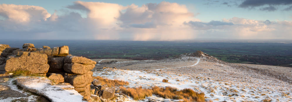 Bellstone Tor in Dartmoor, Engeland