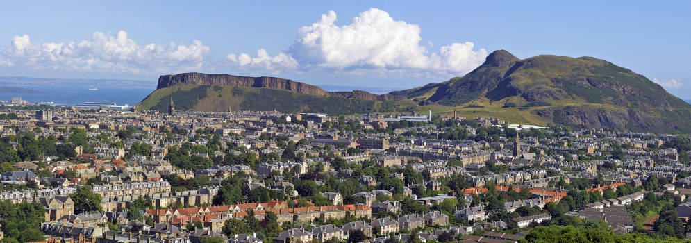 Arthur's Seat in Edinburgh, Schotland