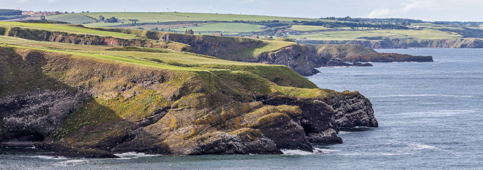 Fowlsheugh in Aberdeenshire, Schotland