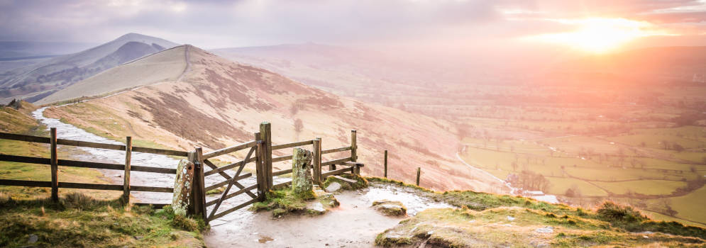 Great Ridge in het Peak District