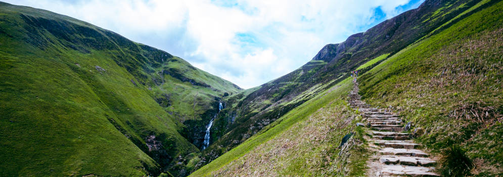 Grey Mare's Tail in Dumfries and Galloway, Schotland