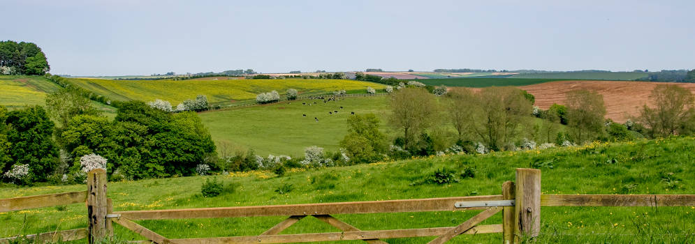 Lincolnshire Wolds in Engeland
