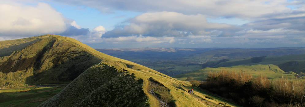 Mam Tor in het Peak District, Derbyshire