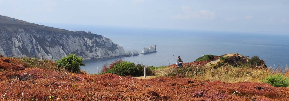 The Needles op het eiland Wight