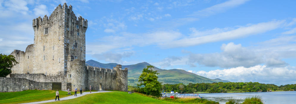 Ross Castle in Killarney, Ierland