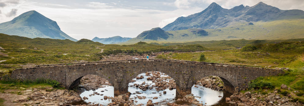 Glen Sligachan op het eiland Skye in Schotland