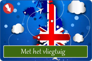 Vliegtuig naar Manchester