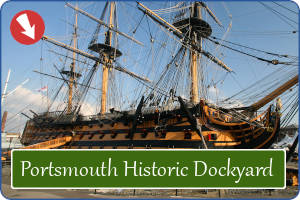Havencomplex van Portsmouth in Engeland
