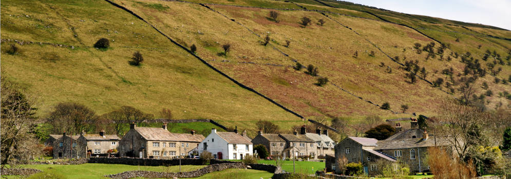 Buckden in Wharfedale, Engeland