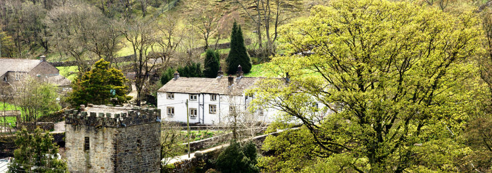 Hubberholme in Langstrothdale, Engeland