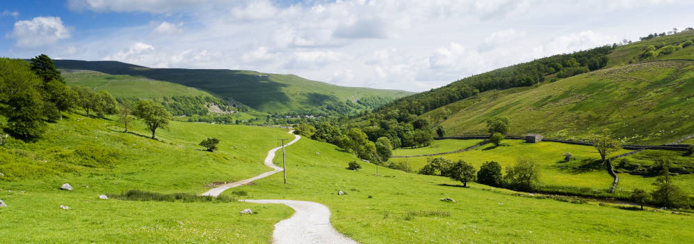 Langstrothdale in Yorkshire, Engeland