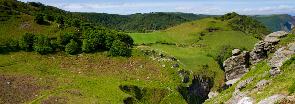 Valley of the Rocks in Exmoor